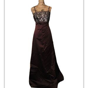 Jordan Fashions brown prom dress size 8